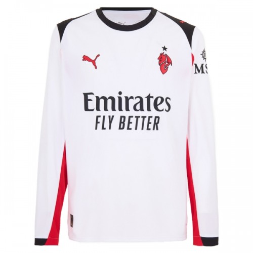 Camiseta AC Milan Segunda 2025-26 - Manga Larga Camiseta AC Milan Segunda 2025-26 - Manga Larga